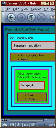 CSS1 Canvas as drawn by N6.0